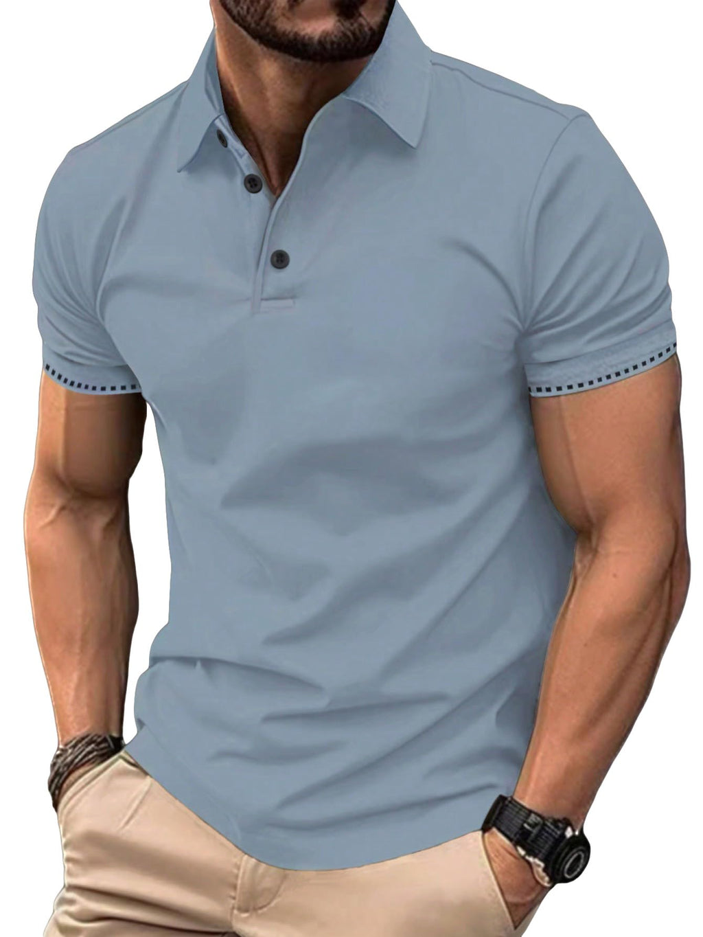 Mens Causal Short Sleeve Polo Shirts