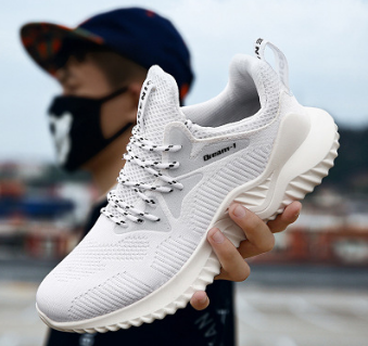Breathable Knit Running Shoes for Men