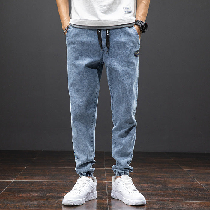 Cropped Oversized Slimming Jeans for Men