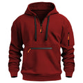 Tactical Sweatshirt Quarter Zip Cargo Pullover Hoodies