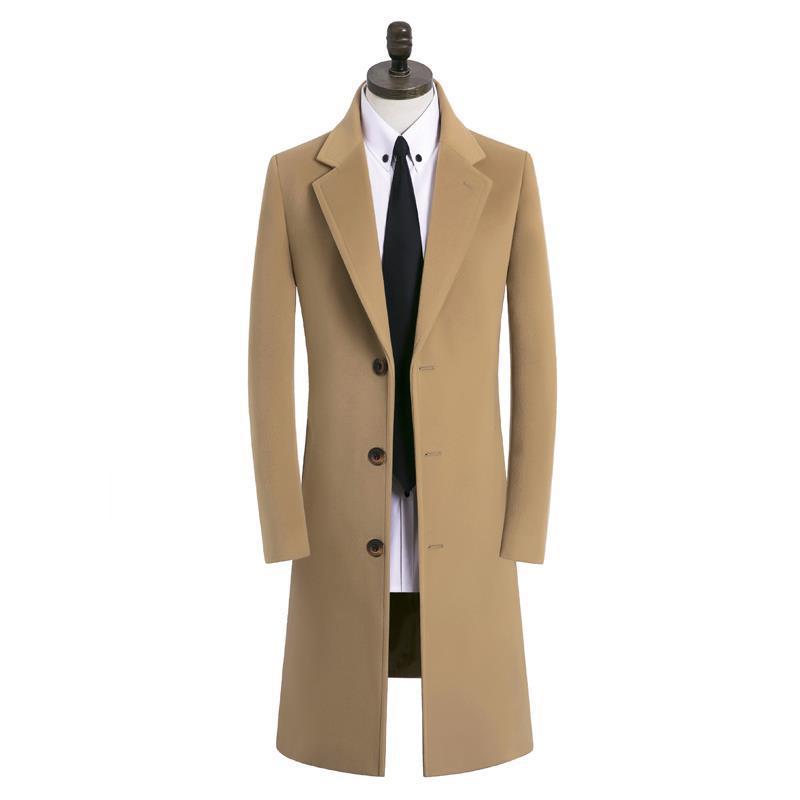 Medium Long Woolen Coat