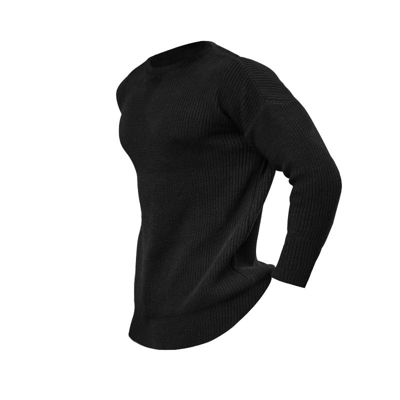 Fashionable Knitted Pullover for Men
