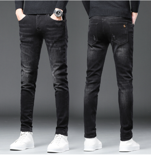 Korean Casual Stretch Trousers for Men